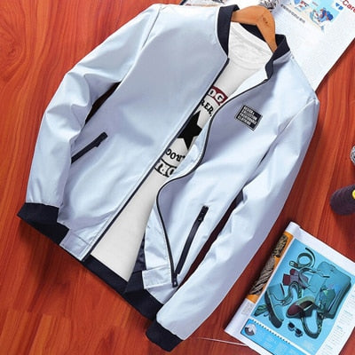 MEN'S BOMBER ZIPPER JACKET WINTER MALE FLEECE WARM COATS CASUAL STREETWEAR  HIP HOP SLIM FIT MEN'S JACKETS