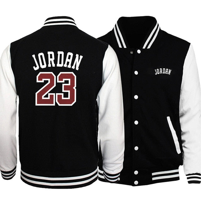 NEW UNIFORM COAT SPORTSWEAR STREETWEAR CASUAL TRACKSUIT  BOMBER JACKET BULLS 23 # BASEBALL JACKET