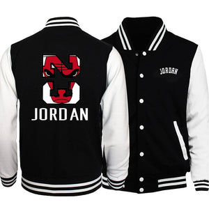 NEW UNIFORM COAT SPORTSWEAR STREETWEAR CASUAL TRACKSUIT  BOMBER JACKET BULLS 23 # BASEBALL JACKET